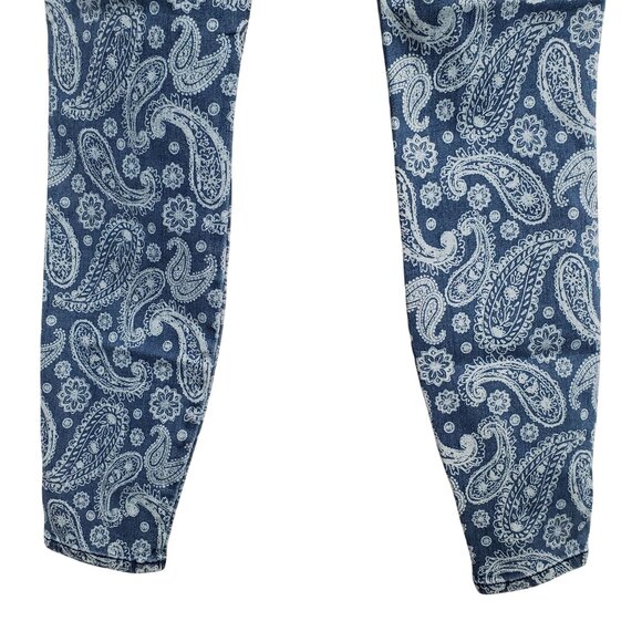 Kut From The Kloth Jeans Eva Boho Paisley Printed Denim Ankle Skinny Festival - Picture 8 of 16
